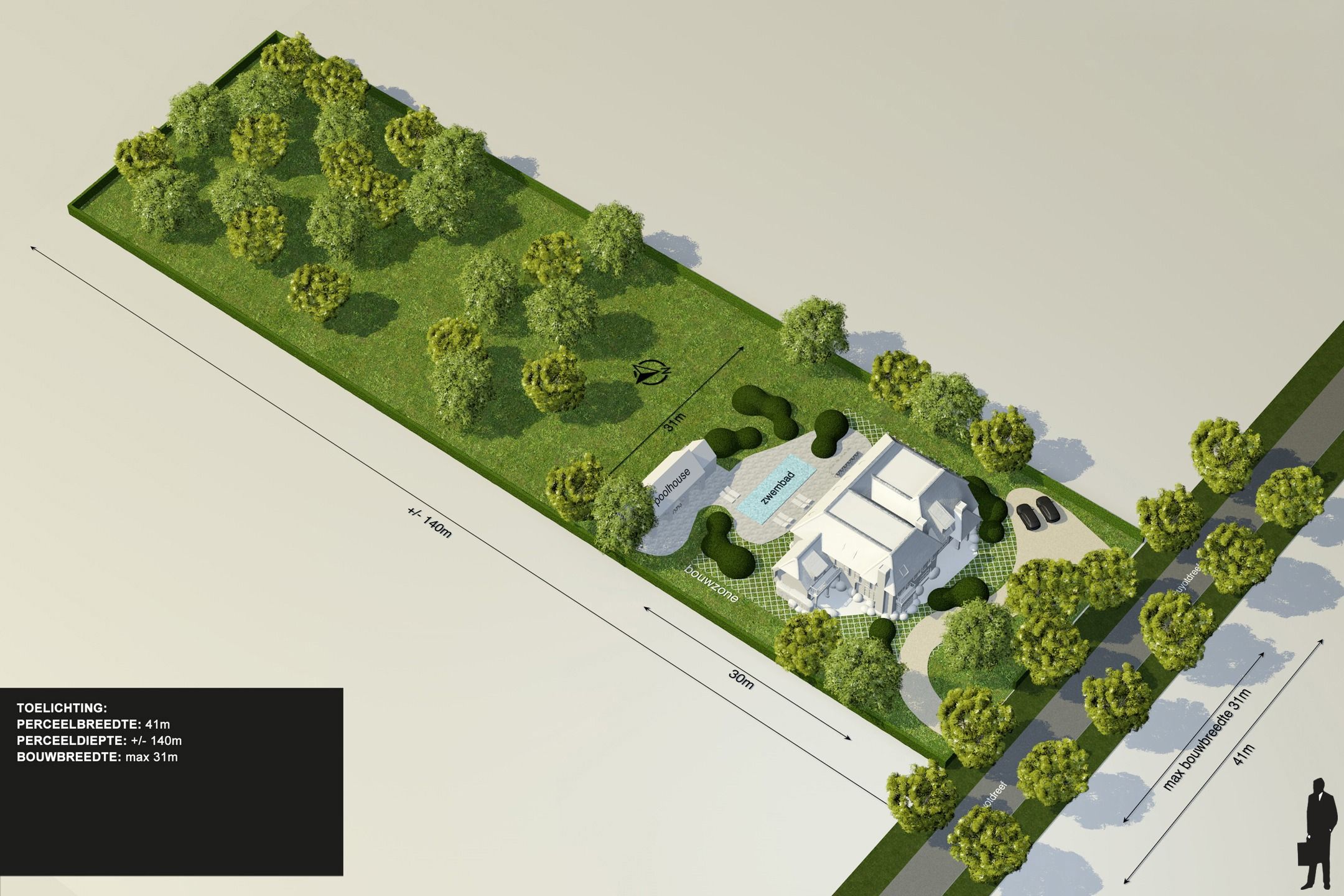 Prachtig perceel bouwgrond van ca. 5.748 m² met ZW oriëntatie! foto 4