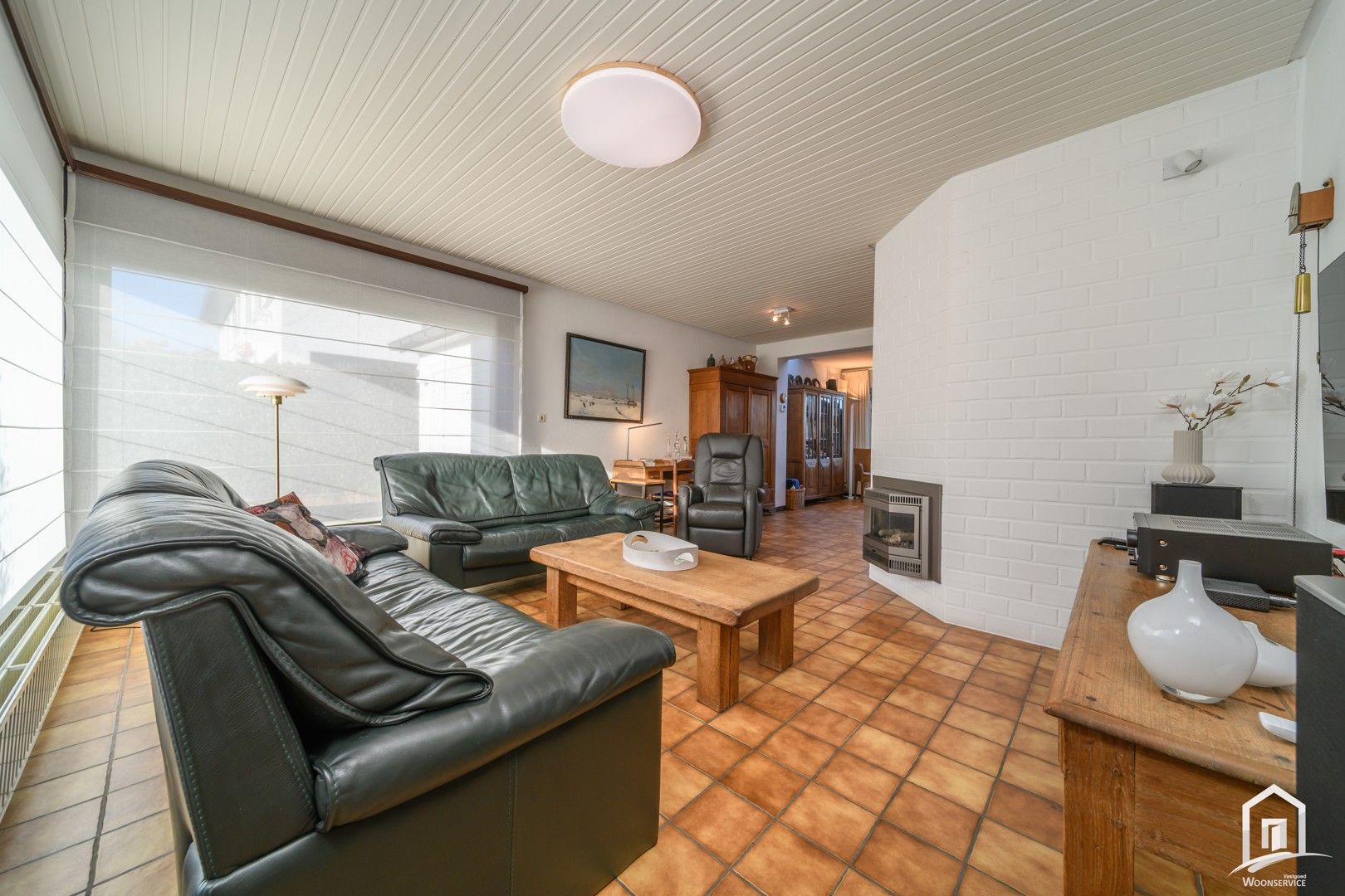 Instapklare halfopen bebouwing met tuin en garages in Denderleeuw foto 7