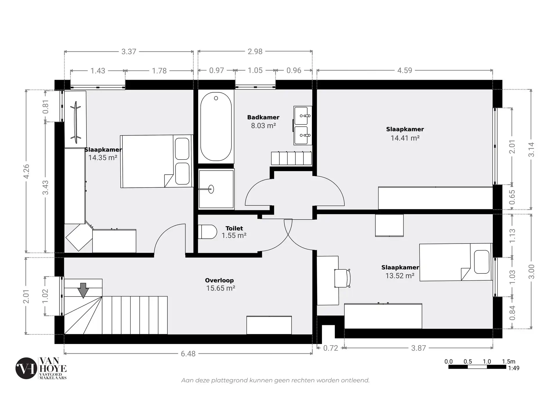 Prachtige moderne halfopen bebouwing, op perceel van 668m², op zeer centrale locatie te Moerzeke (Hamme) foto 23