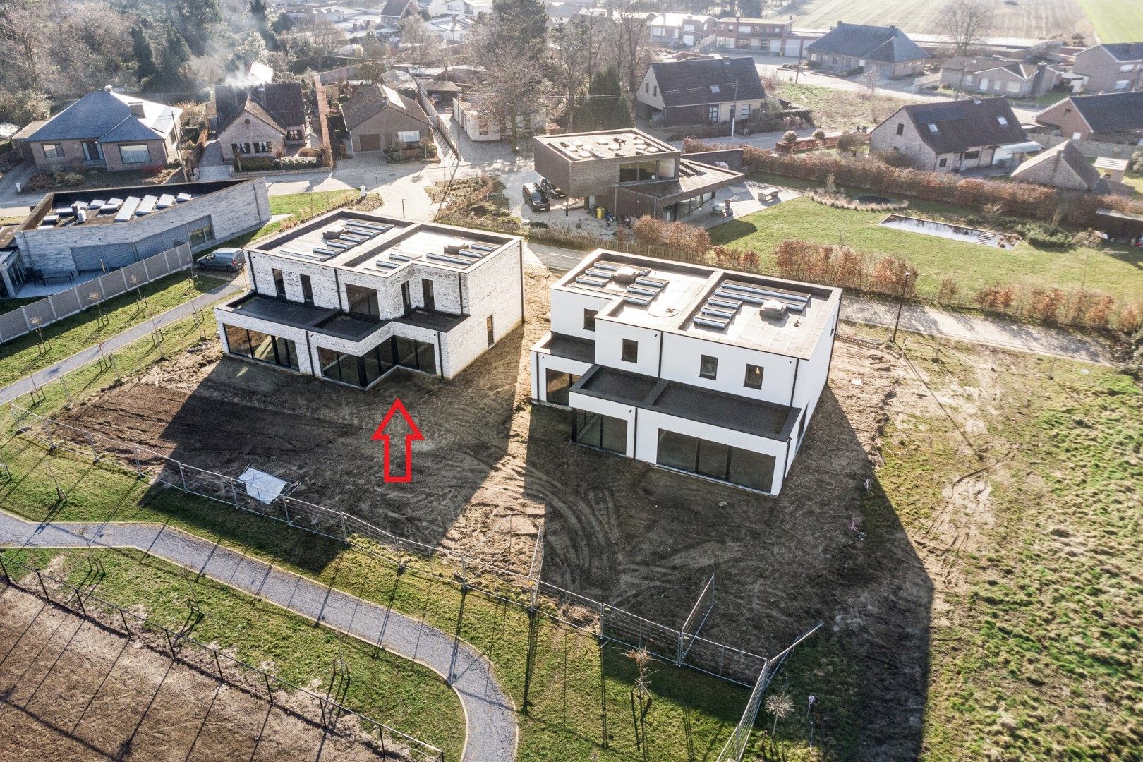  Lot 3A - Casco+ woning met 3 slpks en garage in het centrum van Meerhout ! foto 3