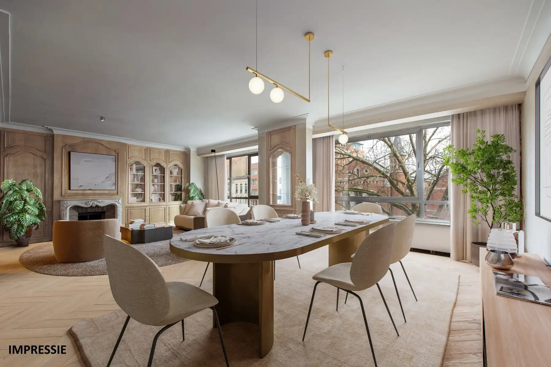 Riant 3 SLPK-app. (191m²) op de 3de verd. + autostaanplaats foto 4