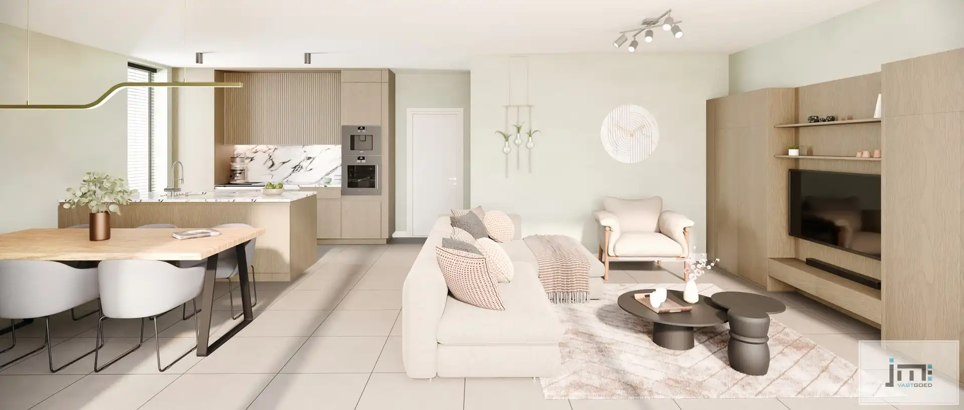 Nieuwbouwappartement met 2 slaapkamers, ondergrondse autostaanplaats en kelderberging foto 5
