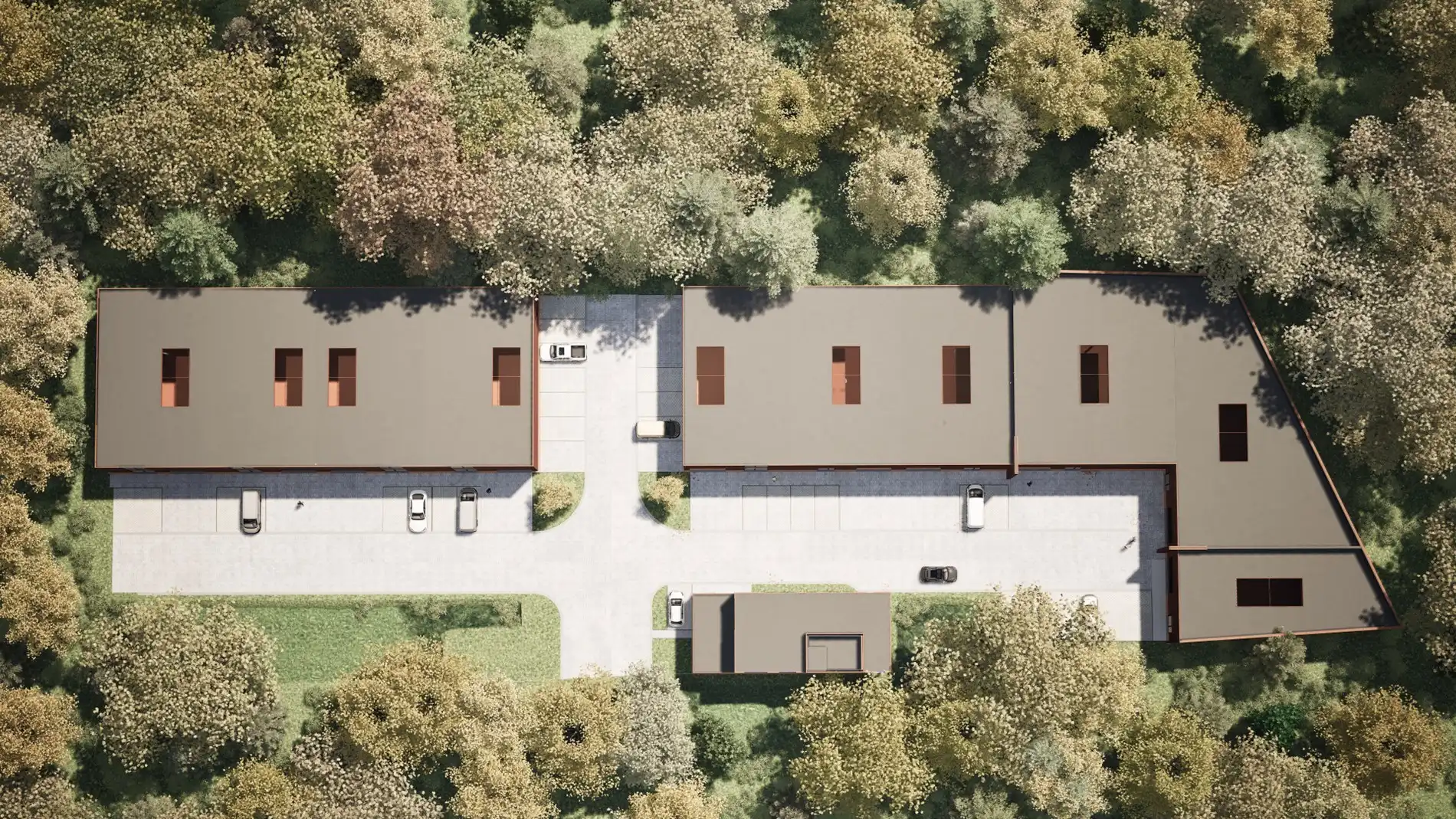 MANEBORN - KMO UNIT 1 - 125m² + 152m² CONCIERGEWONING - nabij E-314 foto {{pictureIndex}}