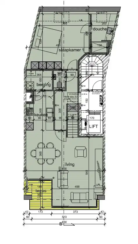 Recent duplex appartement nabij Markt Waregem | Holstraat foto 11