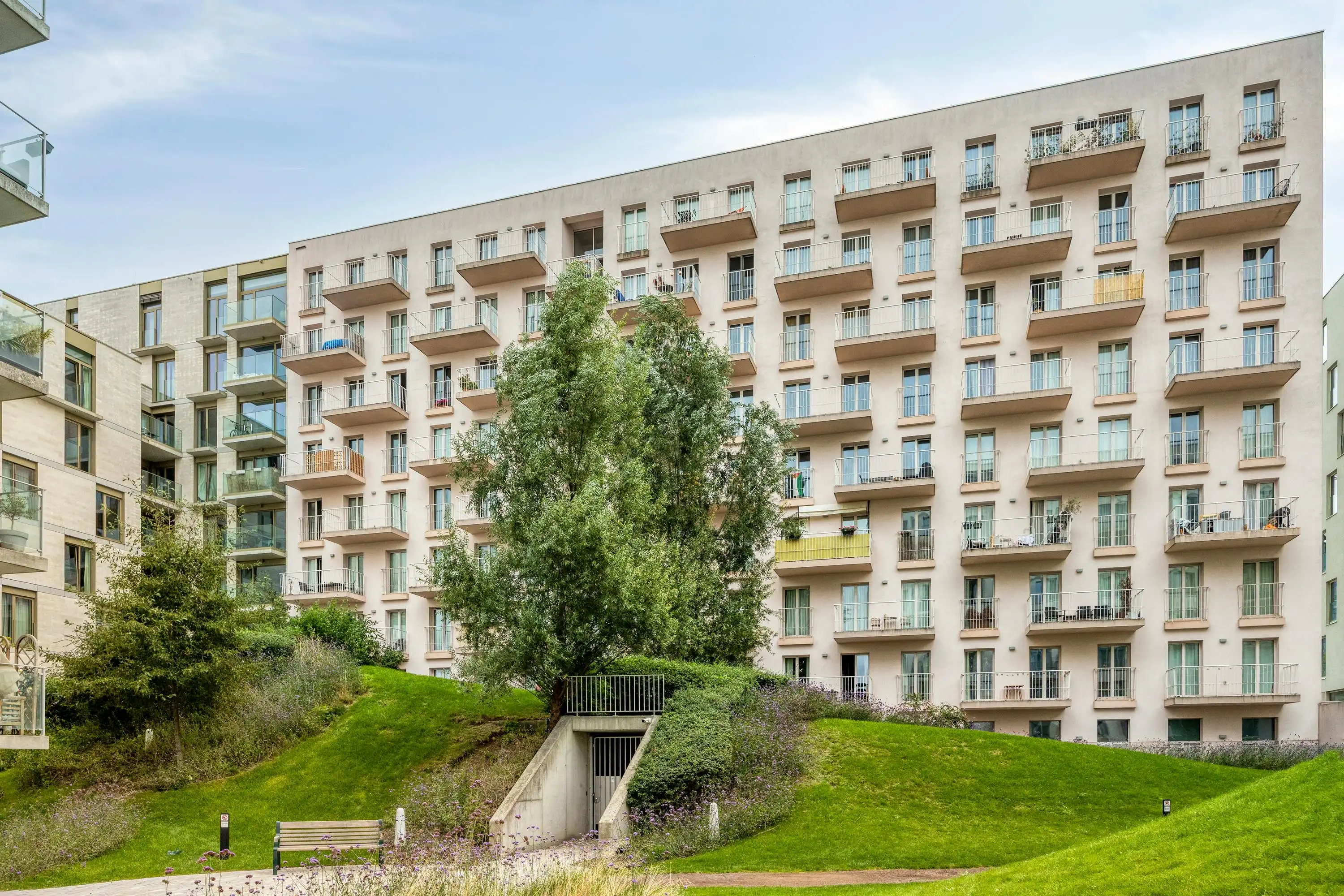 Penthouse Studio met zicht op Tour & Taxis Te koop  foto 16
