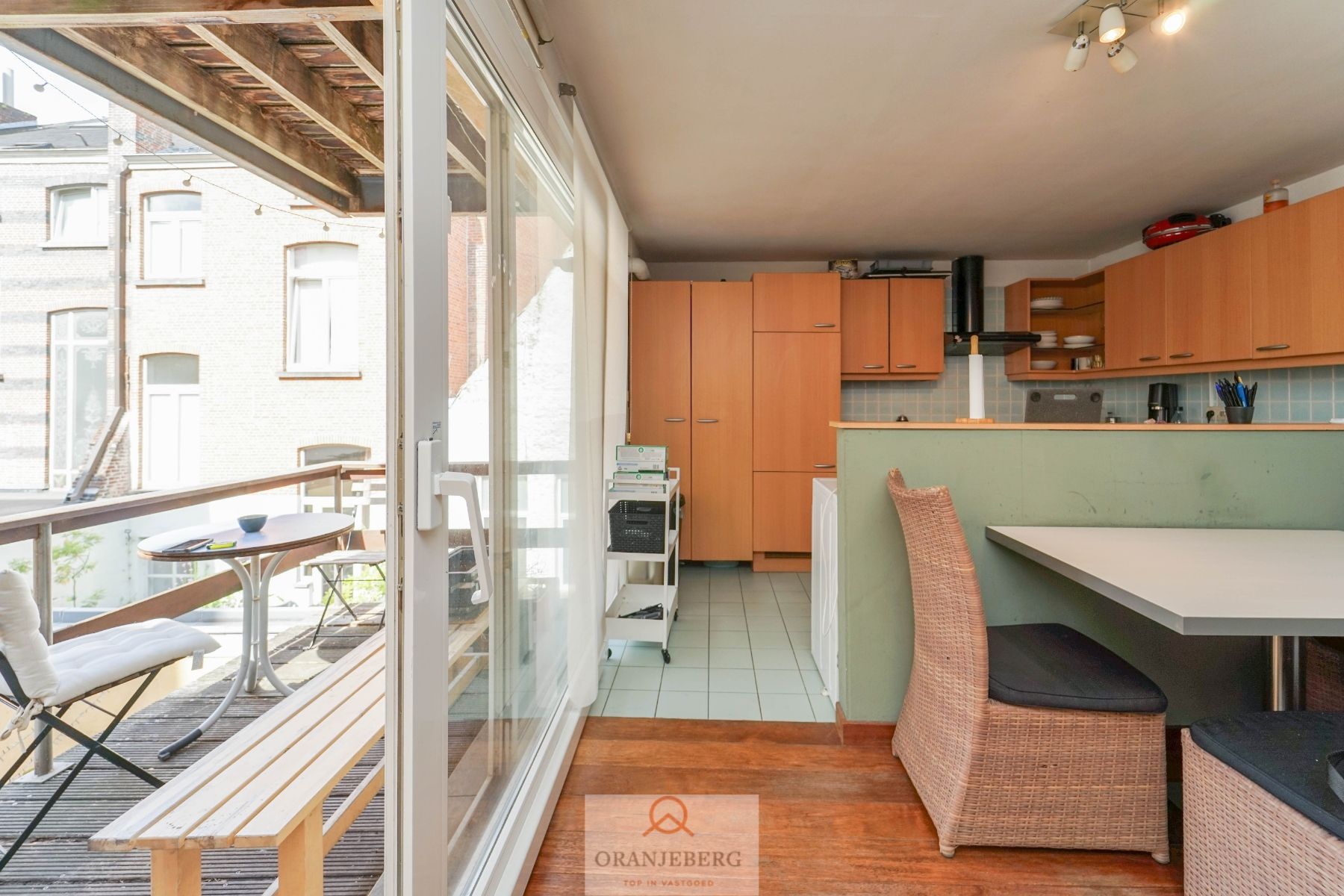 TOP gelegen 1 slaapkamerappartement met terras. foto 5