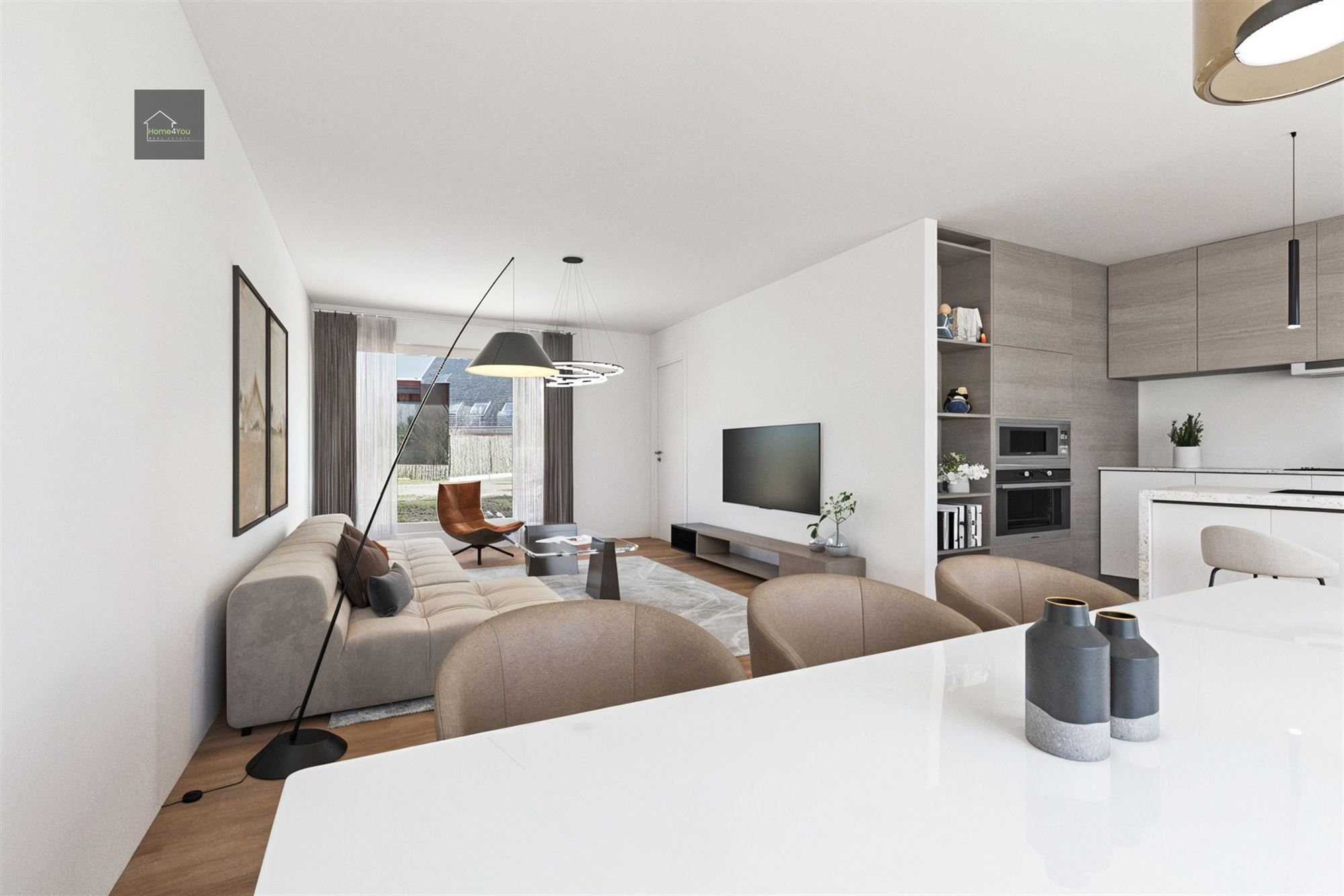 Grote nieuwbouwwoning zonder BTW !!, 3 slaapkamers, wind en waterdicht. foto 4