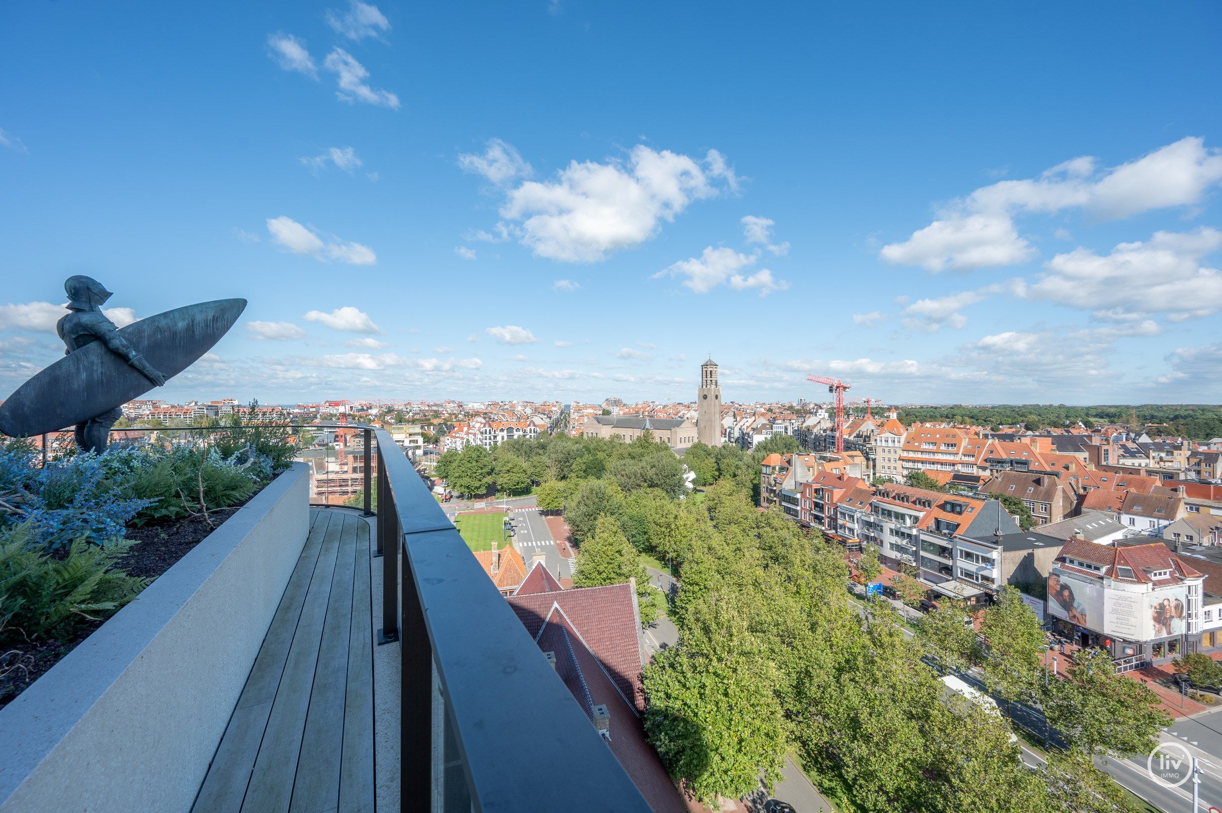 Luxueus , dubbel appartement (208 m2) met magnifieke zichten gelegen in residentie 'the tower' in Duinenwater.  foto 26