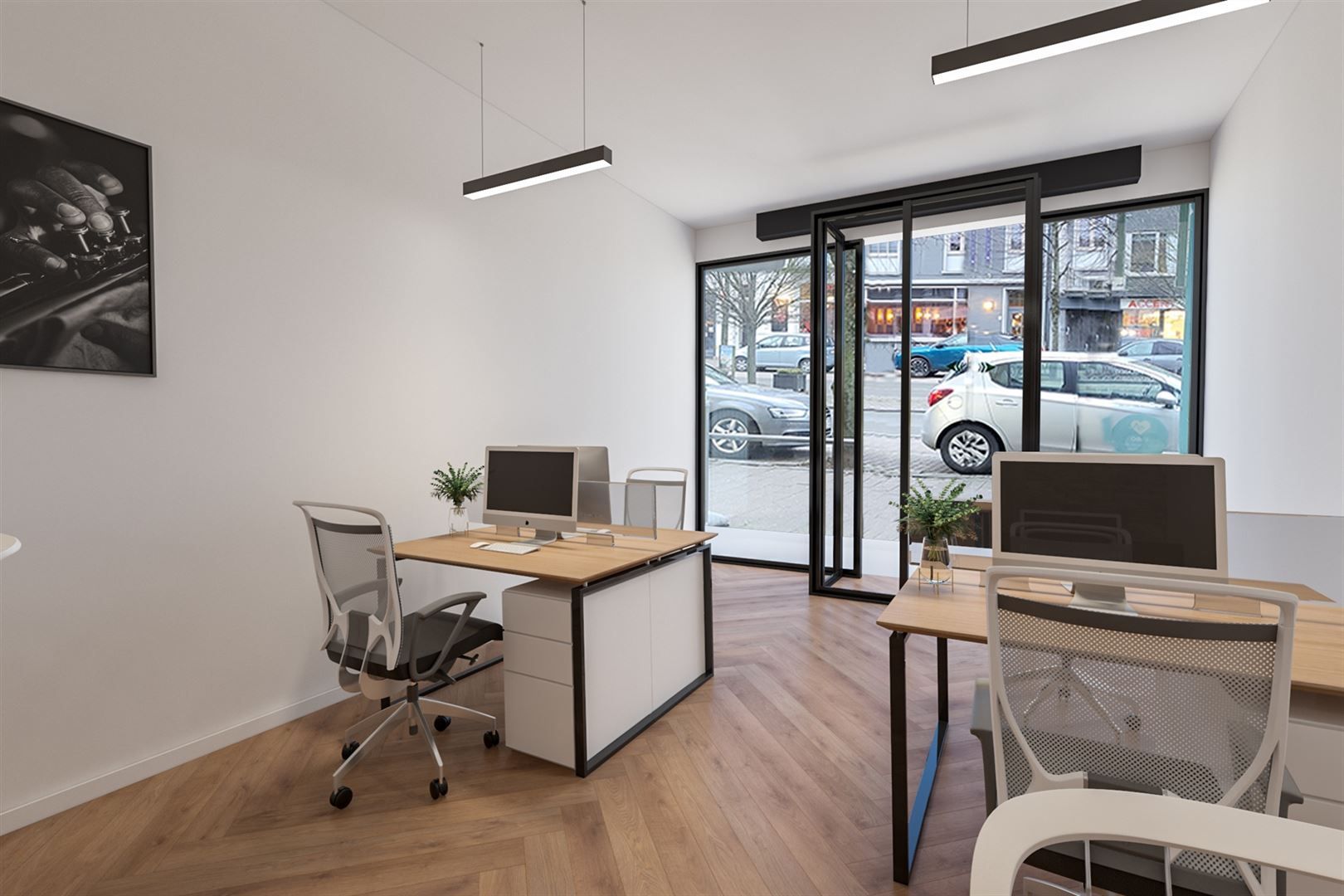 Handelswoning met duplex appartement op TOPLOCATIE foto {{pictureIndex}}