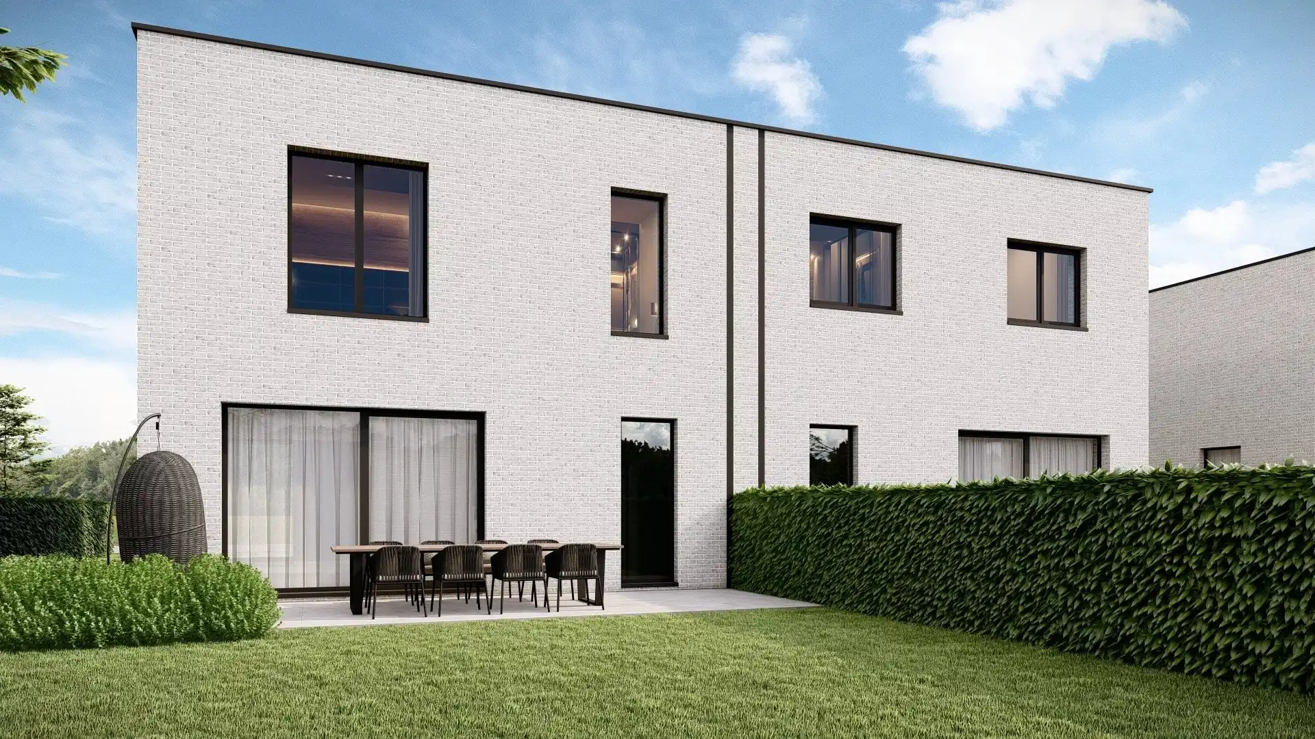 WOONPROJECT "AGNETA": ZES MODERNE ENERGIEZUINIGE WONINGEN IN KINDVRIENDELIJKE BUURT IN MILLEN foto 4