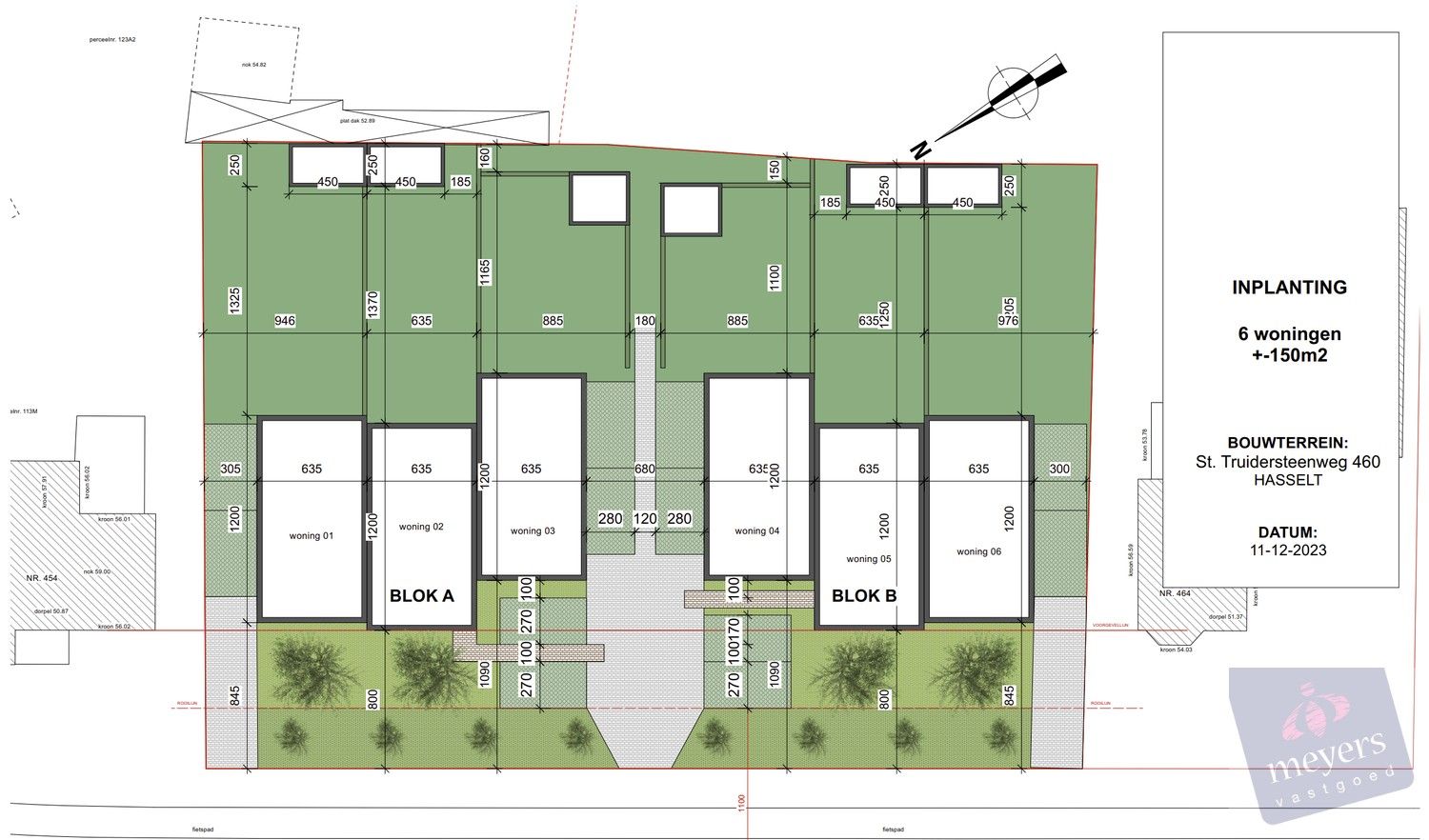Projectgrond met goedgekeurde vergunning voor 6 moderne woningen – Topligging in Hasselt foto 5