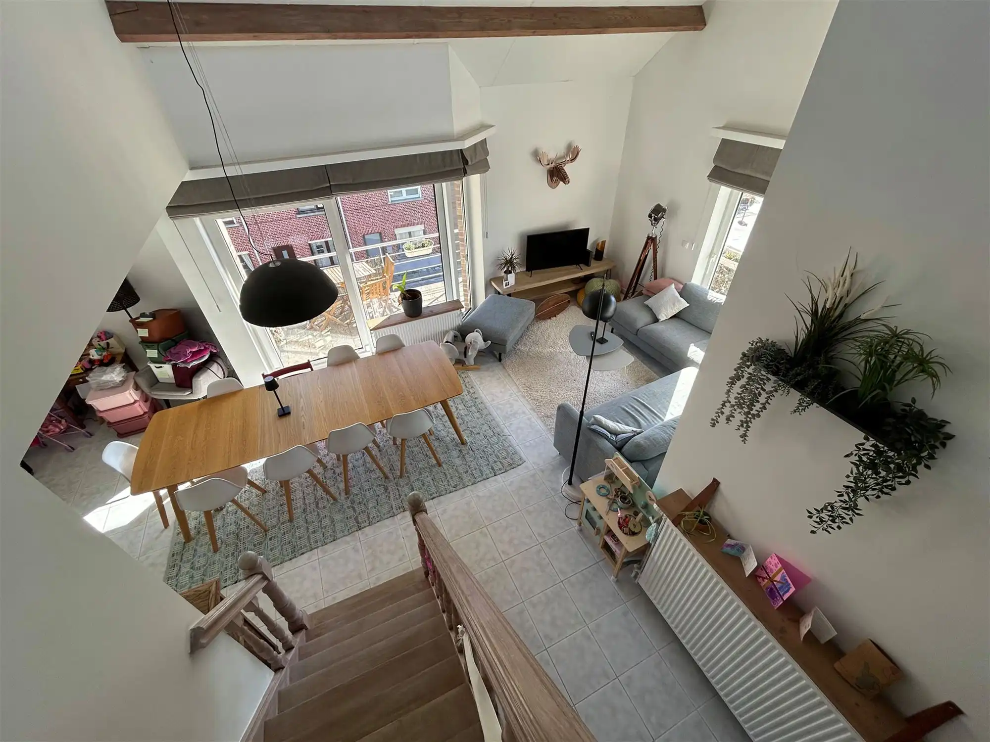 Lichtrijk duplex appartement met een ruim terras in Kessel-Lo foto 3