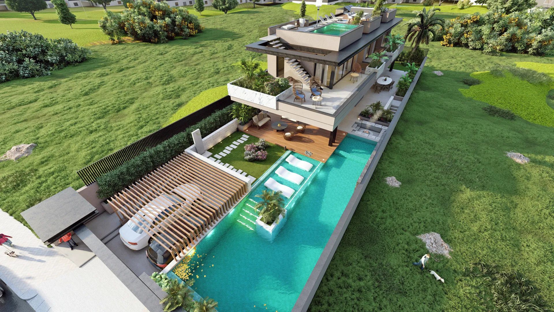 Modern meesterwerk in El Higuerón – luxe villa met uitzicht en elegantie in Fuengirola foto 1