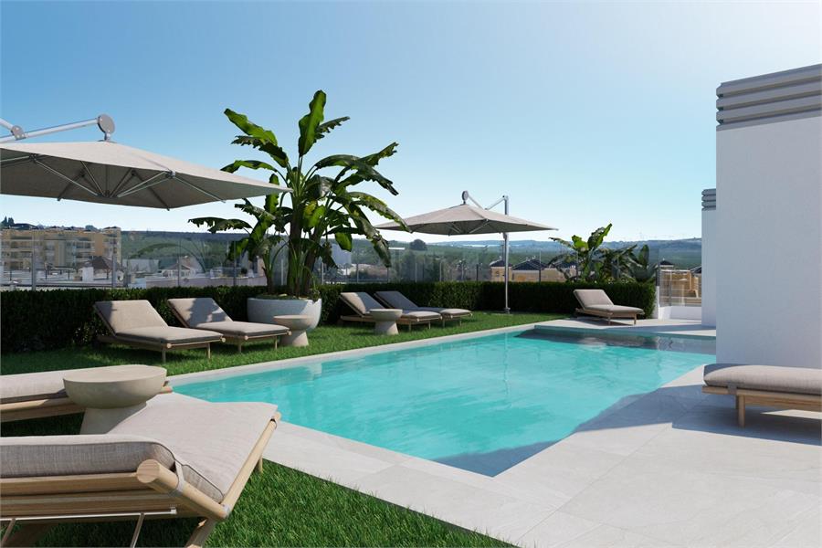 Nieuwbouw penthouses in Algorfa. foto {{pictureIndex}}