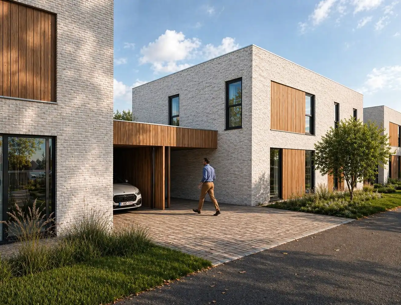 8 moderne nieuwbouwwoningen op percelen van 3 are foto 3
