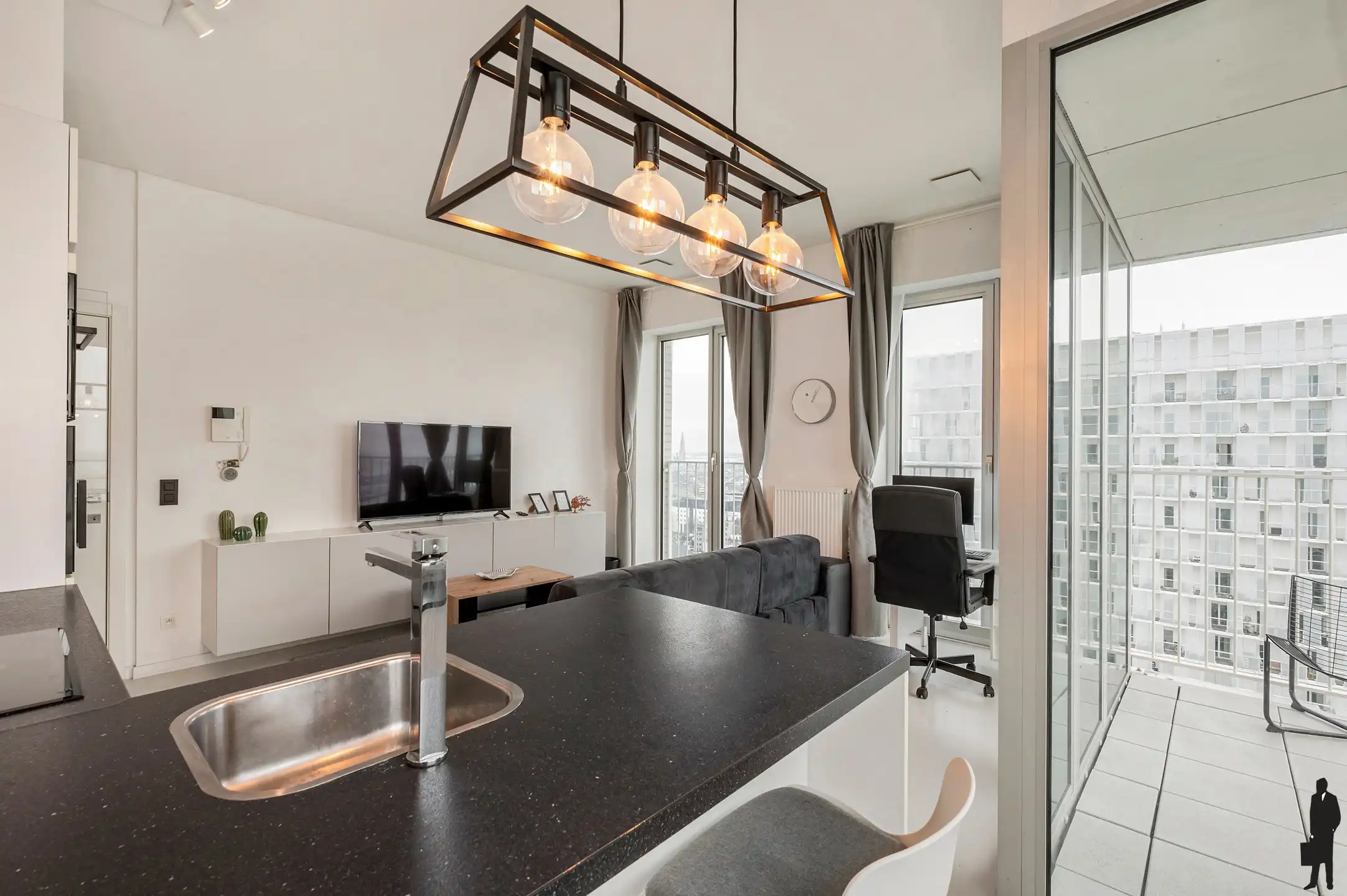 Wonen boven Antwerpen – Exclusief Panorama op de 19e verdieping foto 9