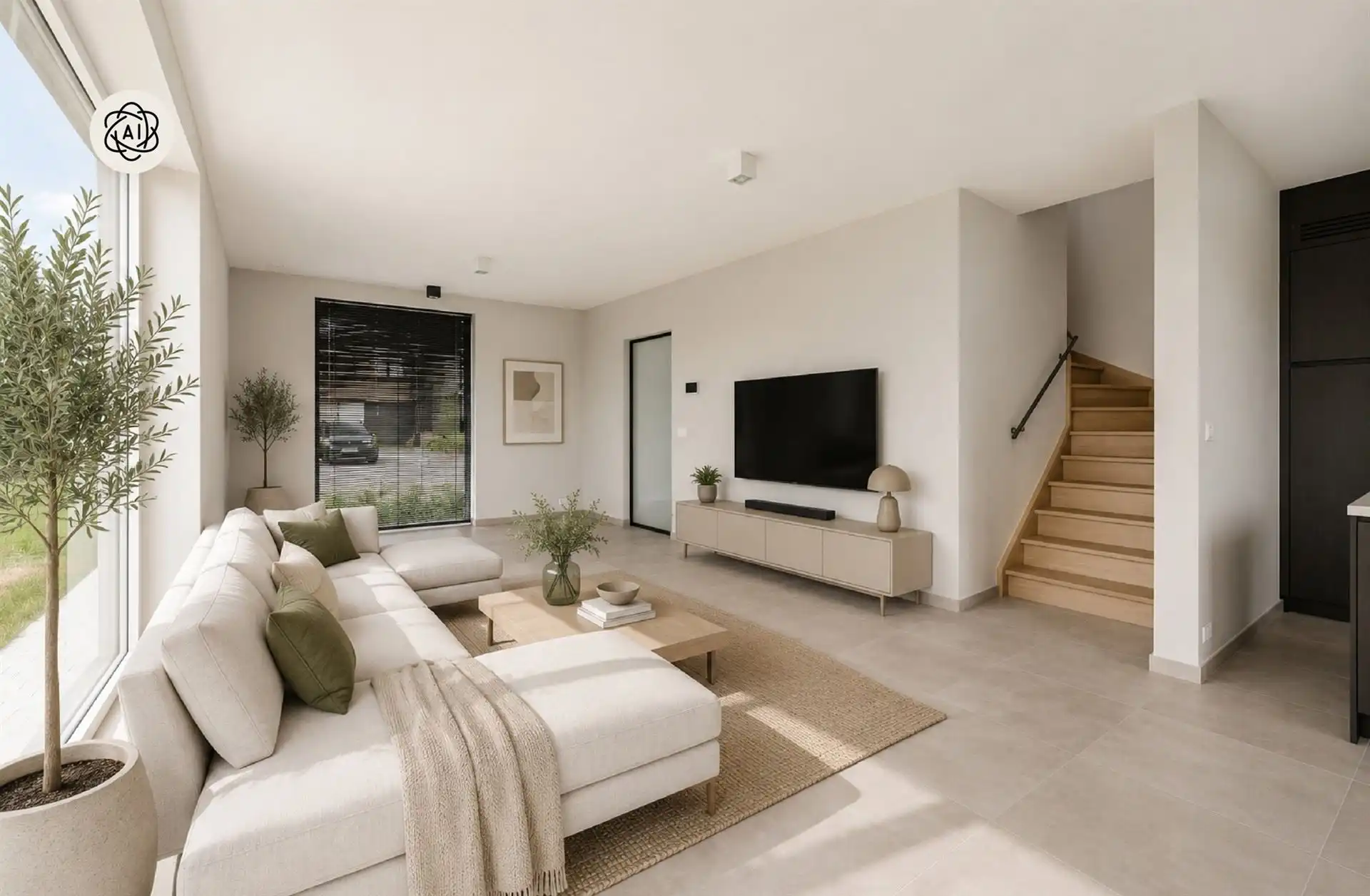 Topgelegen grote woning met 4 slk, omheinde tuin en garage. foto 6