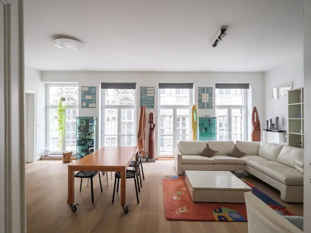 Karaktervol herenhuisappartement met terras en zicht op het stadhuis foto 4