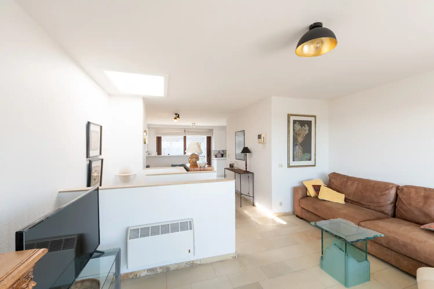 Ruim duplexappartement met zonnig terras en prachtig open uitzicht in Duinbergen foto 4
