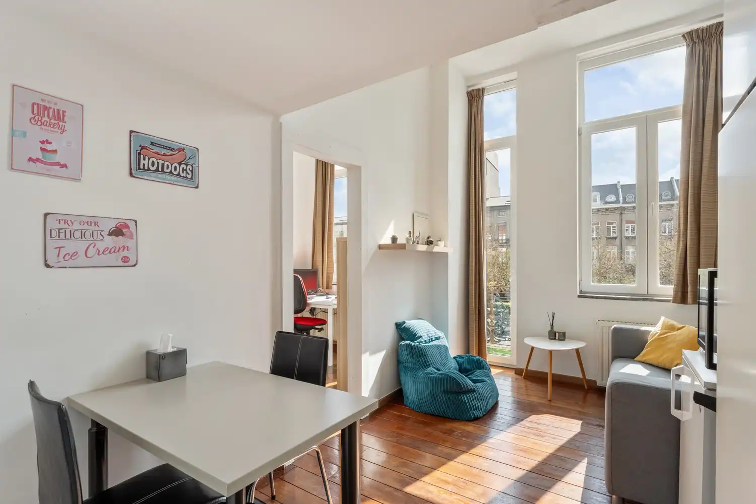 Vergund studentenhuis met een groen kotlabel en een nieuw dak(2025) bestaande uit 7 gemeubelde kamers met eigen sanitair en 1 studio te Leuven! foto 10