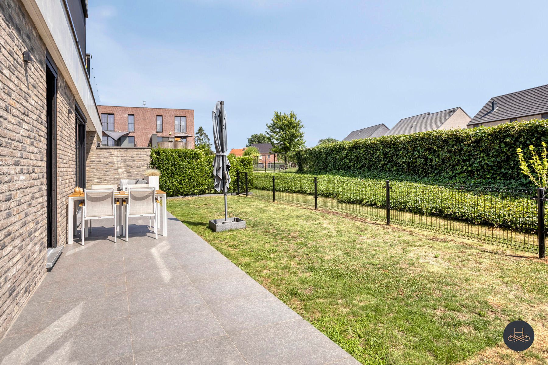 Zeer recent, energiezuinig gelijkvloersappartement met tuin  foto 23
