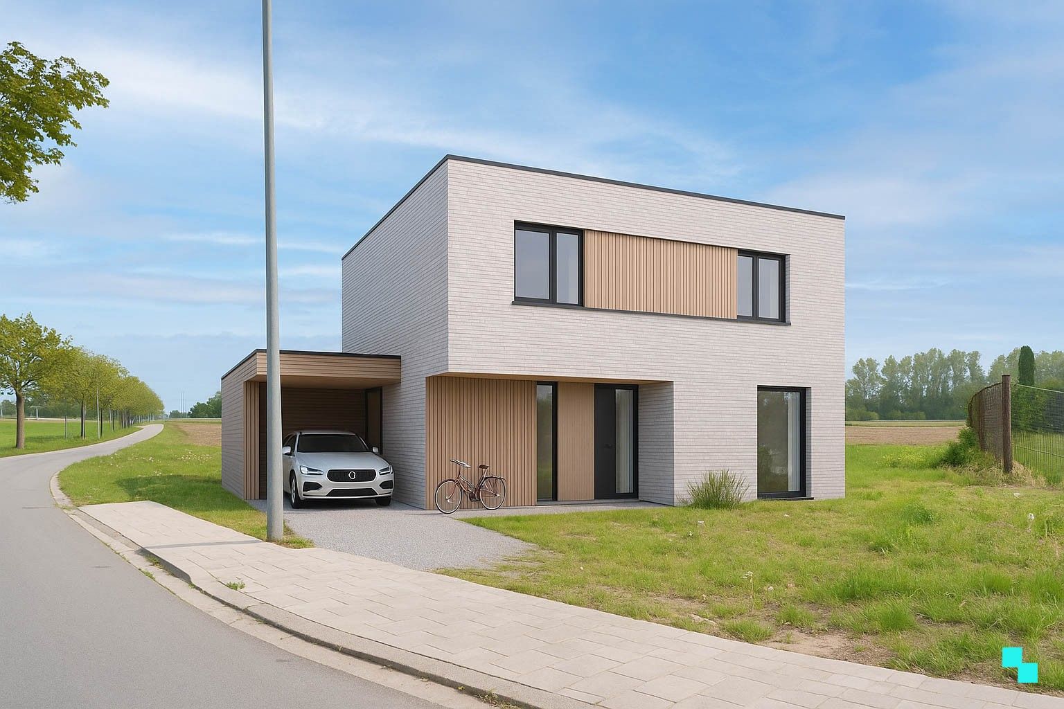 Ruim perceel bouwgrond zonder bouwverplichting foto {{pictureIndex}}