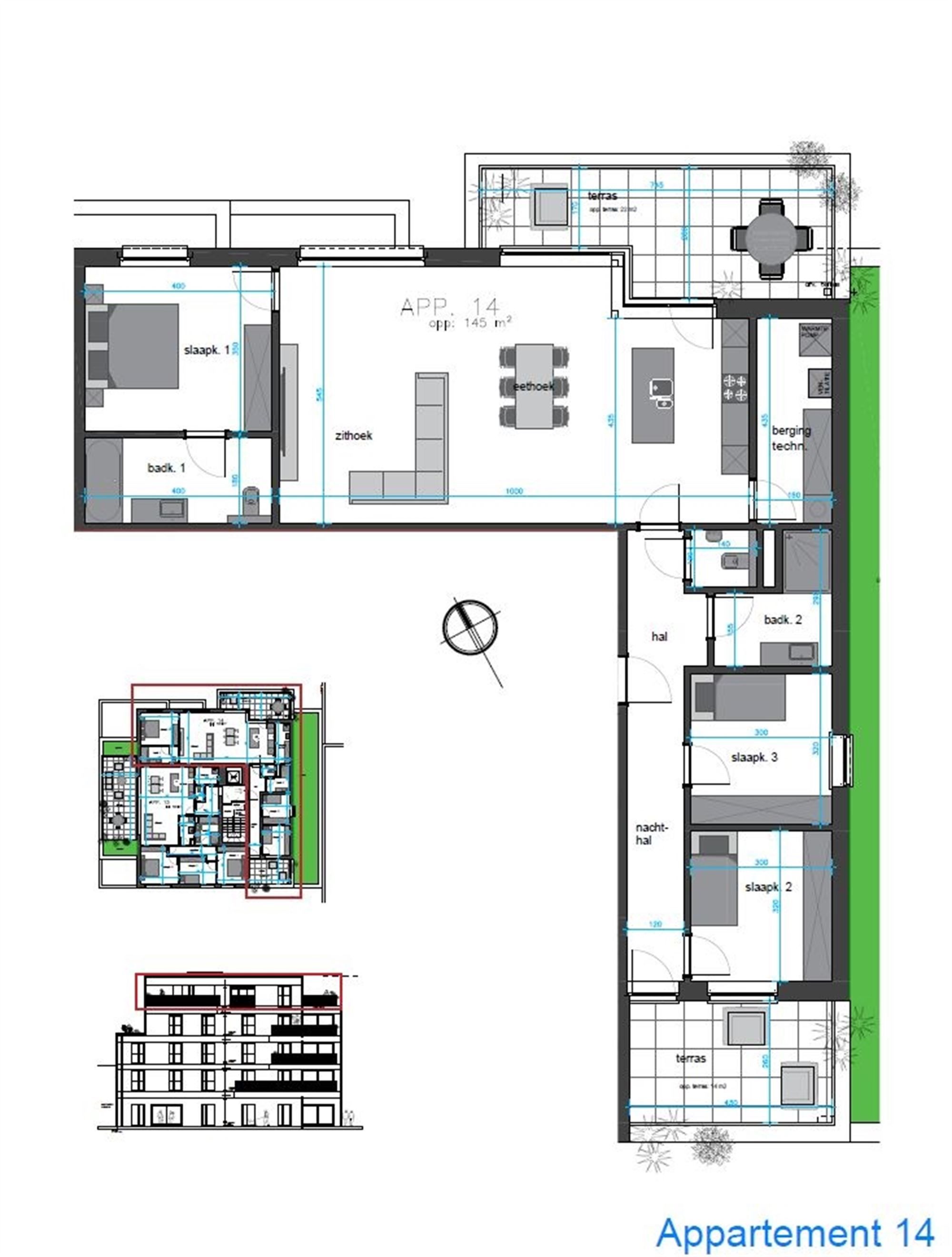 Nieuwbouwappartement met 3 slaapkamers nabij het centrum van Heist-op-den-Berg foto 2