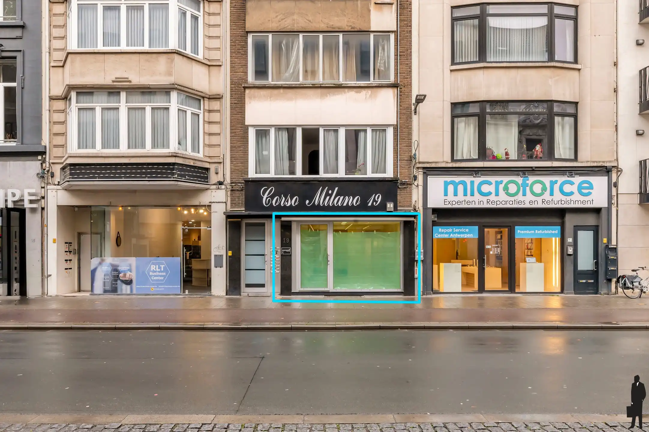 Lichtrijk commercieel gelijkvloers op toplocatie. foto {{pictureIndex}}