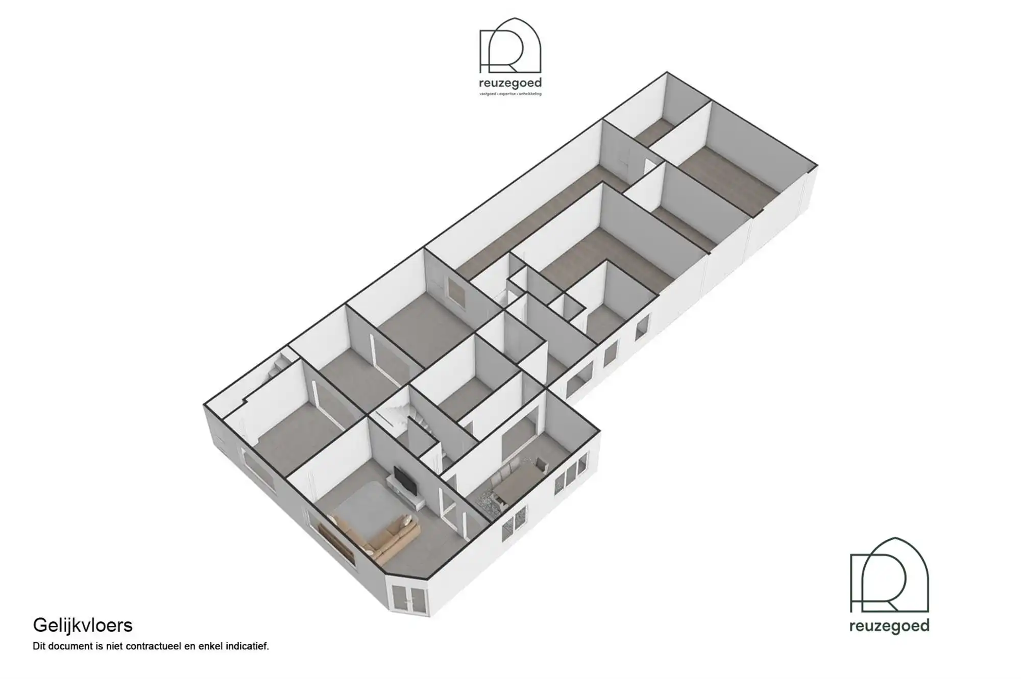 Te renoveren huis (382m²) met mogelijkheid tot 2 bouwgronden foto 28