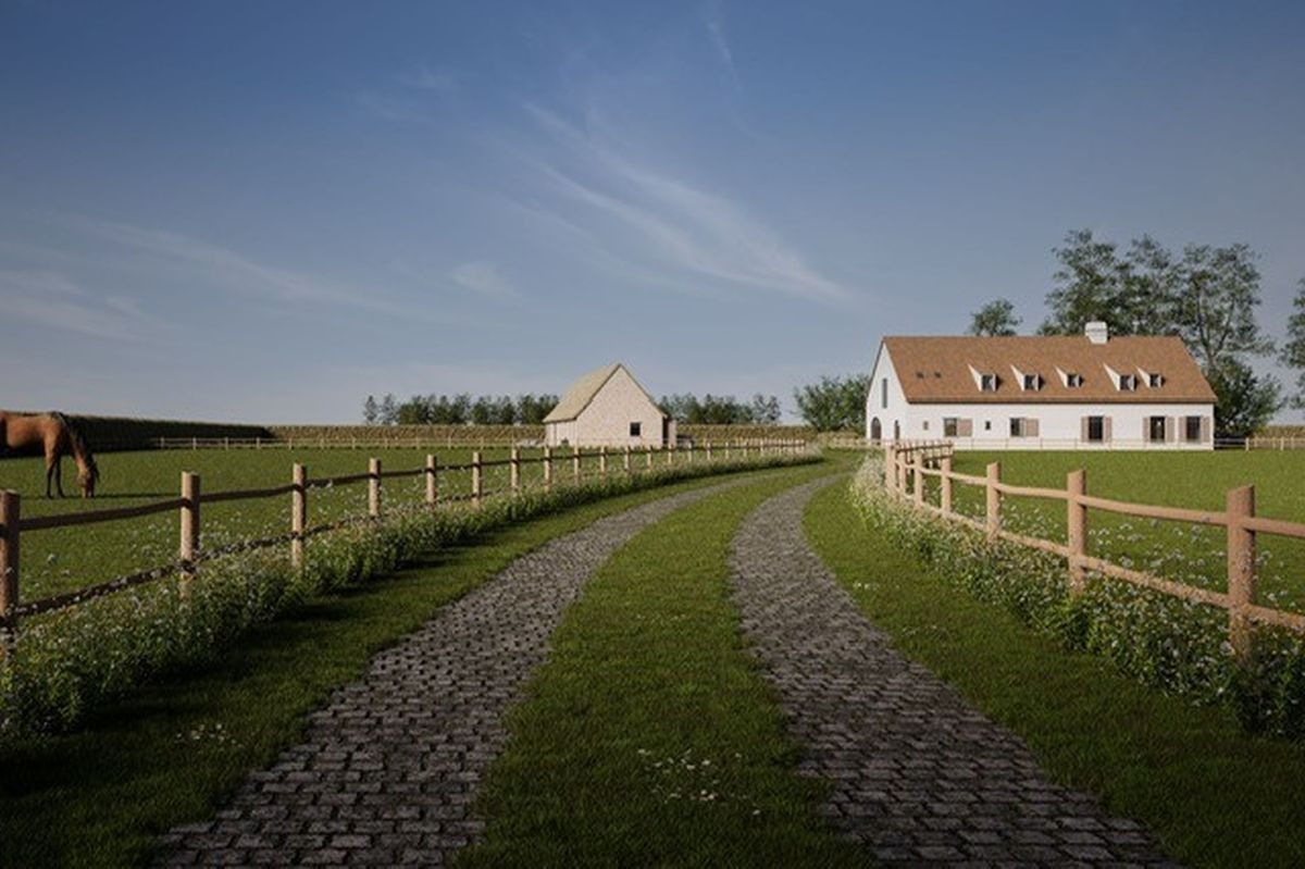 Exclusieve hoeve met vergunning voor volledige vernieuwbouw te koop te Maldegem foto 4