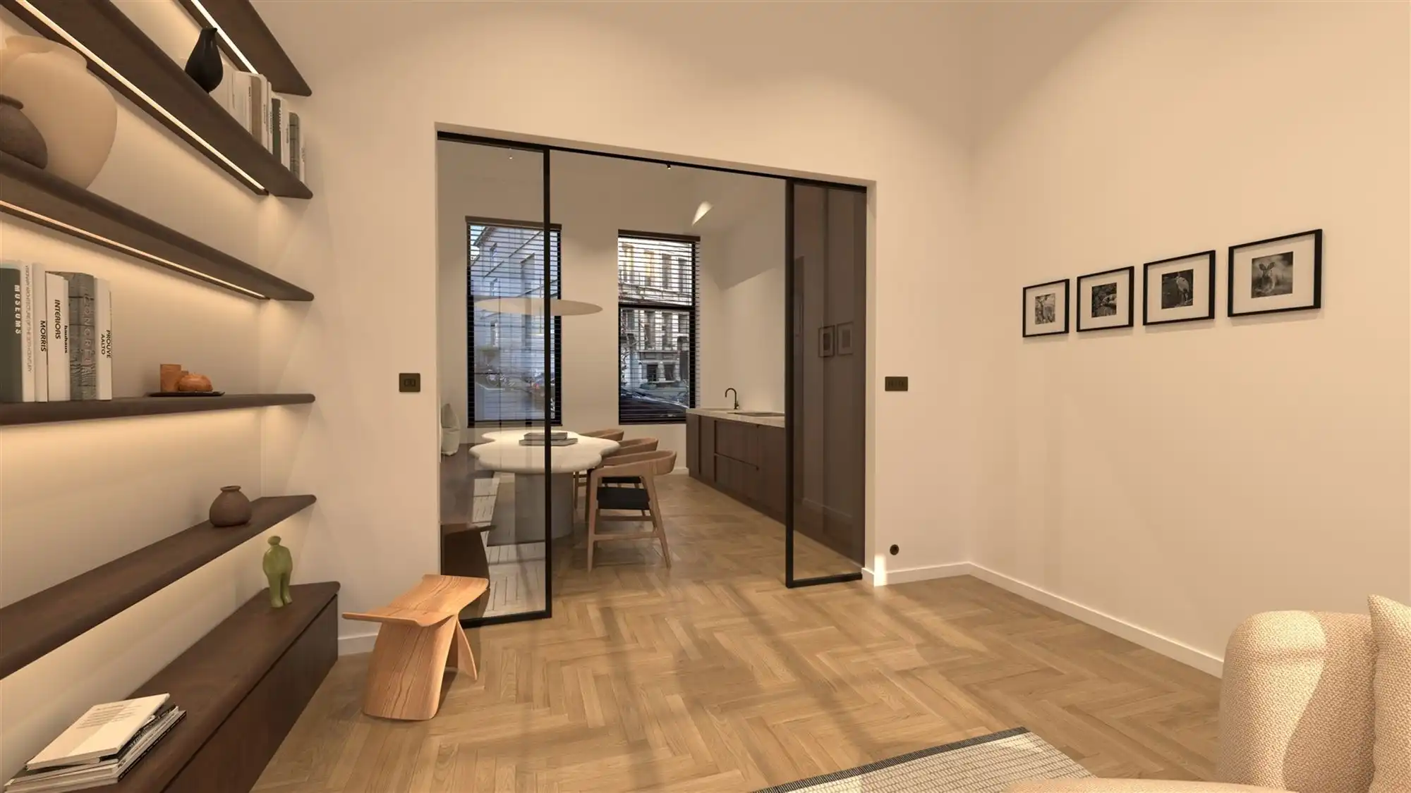 Energetisch gerenoveerd gelijkvloers appartement met stadstuin foto 3