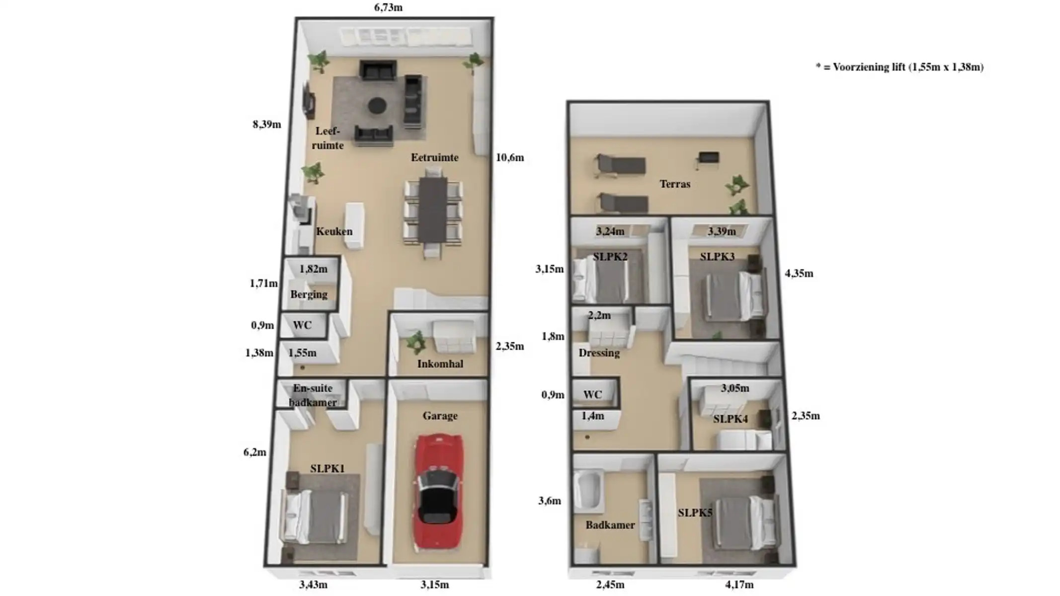 Prachtige HOB met 5 SLPK, tuin, garage en staanplaatsen! foto 25
