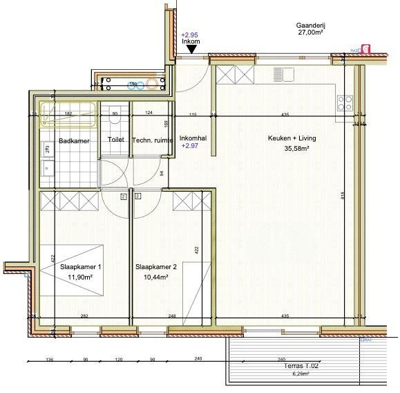2 SLPK NIEUWBOUW APP. EERSTE VERDIEP! foto 22