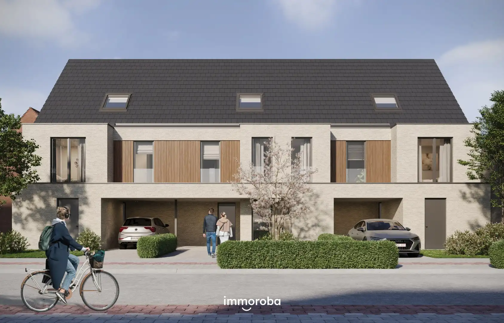 Knappe nieuwbouwwoningen in het centrum van Zulte. Aankoop met 6% BTW mogelijk. foto 2