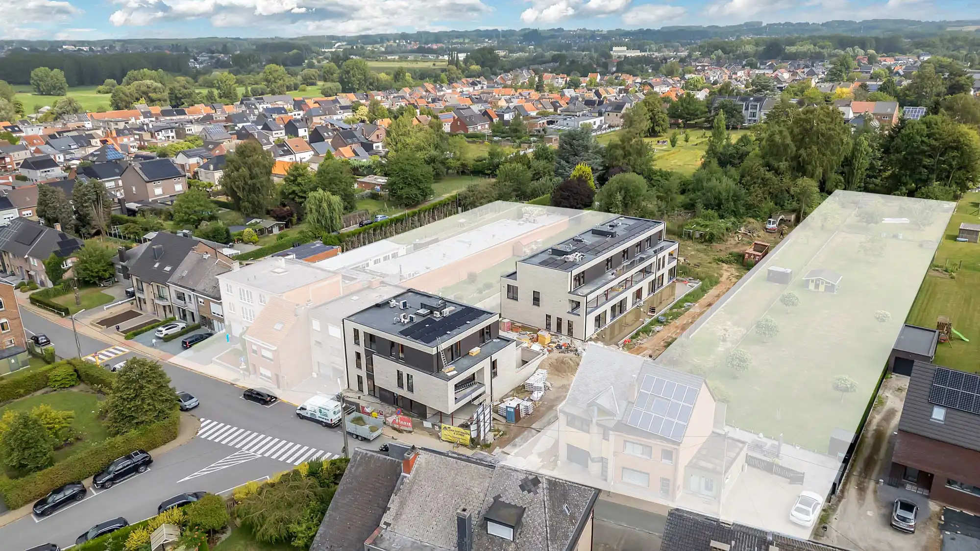 Buiten/binnen parkeerplaatsen te koop te centrum Liedekerke foto 7
