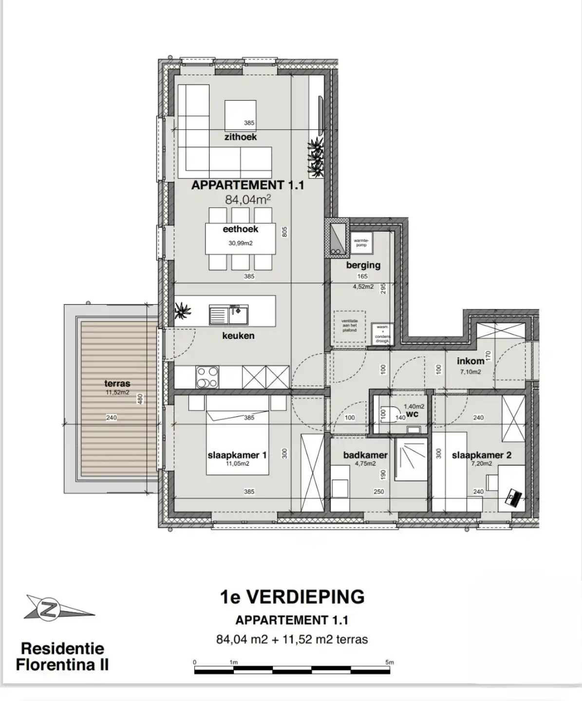 Nieuwbouwappt. met 2 slaapkamers en terras te Buggenhout! foto 19