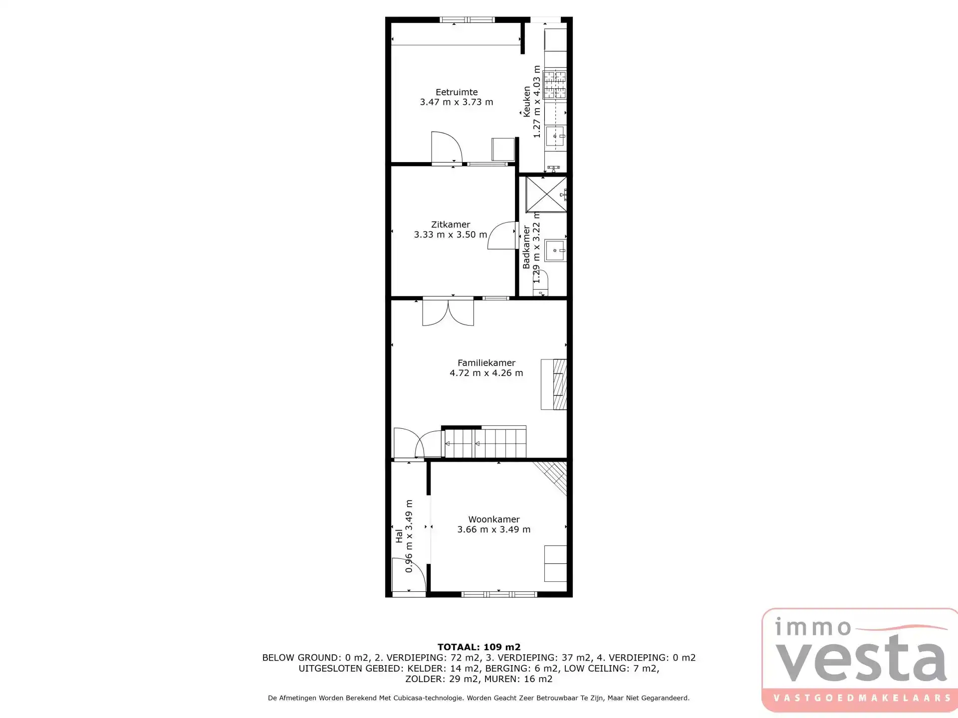 Ruime, te renoveren stadswoning met grote tuin foto 24