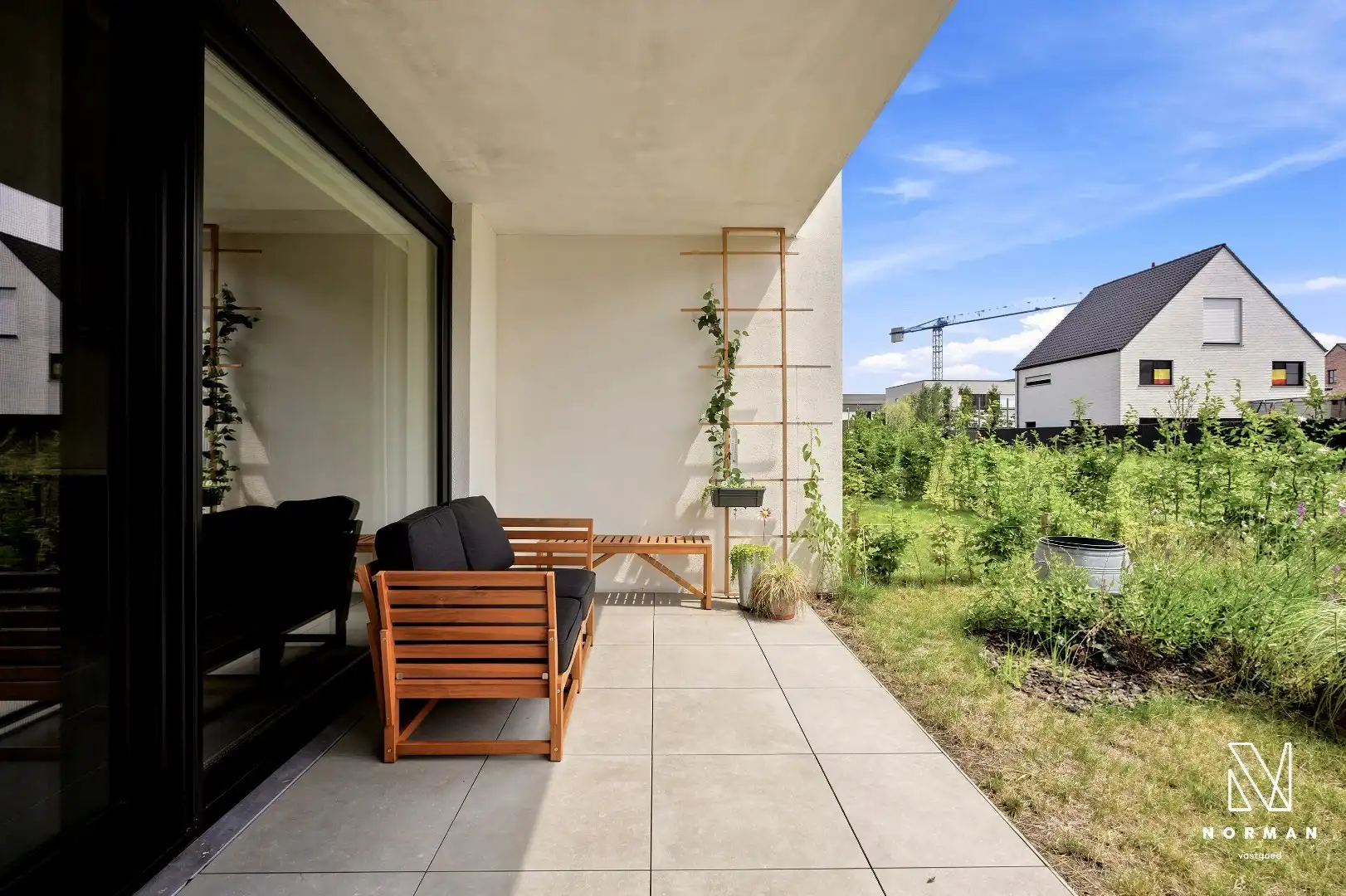 Recent gelijkvloers appartement met 1 slk, tuin en ondergrondse staanplaats te koop in Harelbeke foto 23