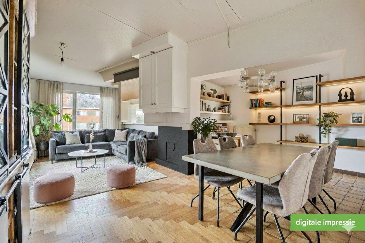 RUSTIG GELEGEN SPLIT LEVEL WONING OP 21A10CA TE KORTESSEM. foto 3