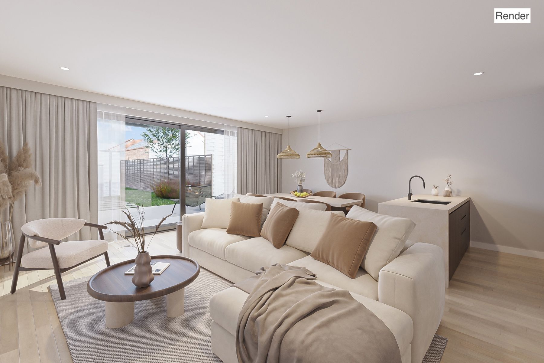 Gelijkvloers NB-appartement met terras en tuintje! foto 5