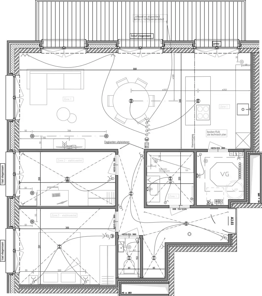 Rustig en comfortabel 2slpk appt. met mooi terras  foto 16