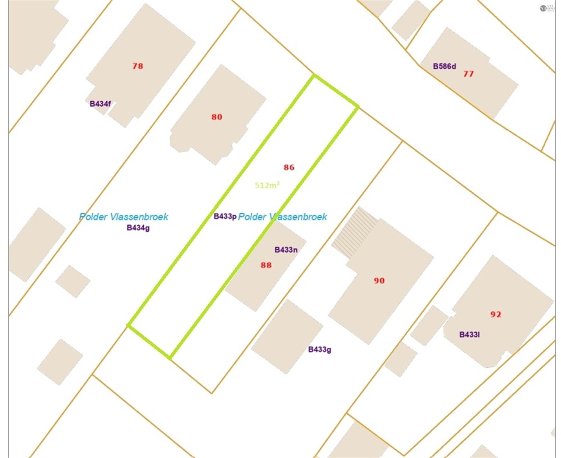 Gunstig gelegen bouwgrond voor HOB van 512m².  foto 4