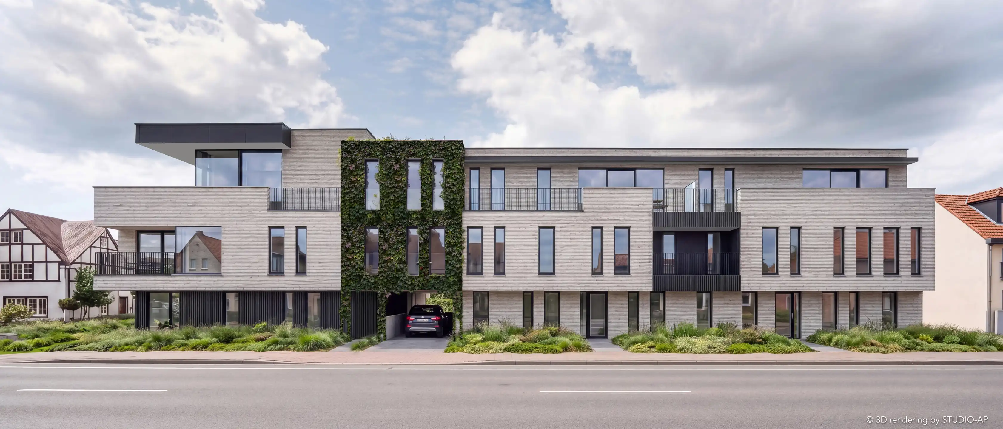 Riant hoekappartement met 2 slaapkamers en 2 terrassen foto 3