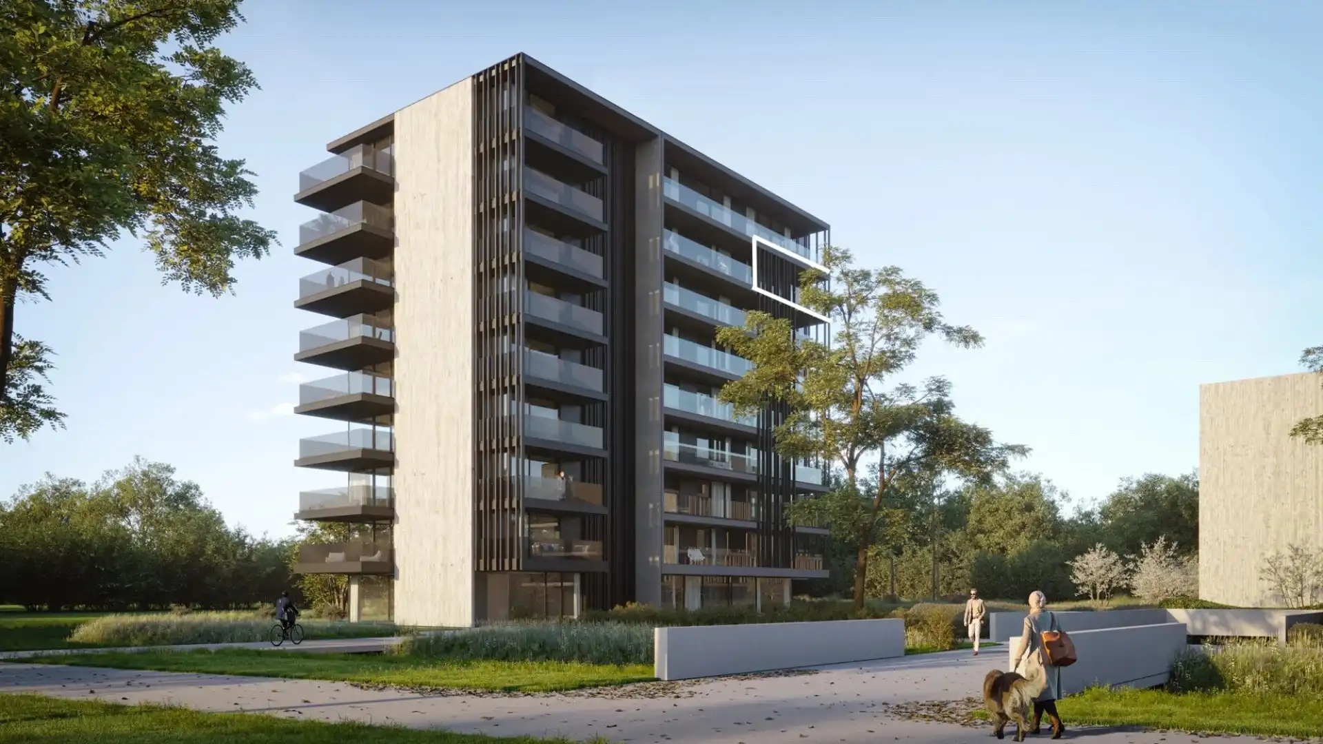 Nieuw, stijlvol appartement met uniek parkzicht foto 5