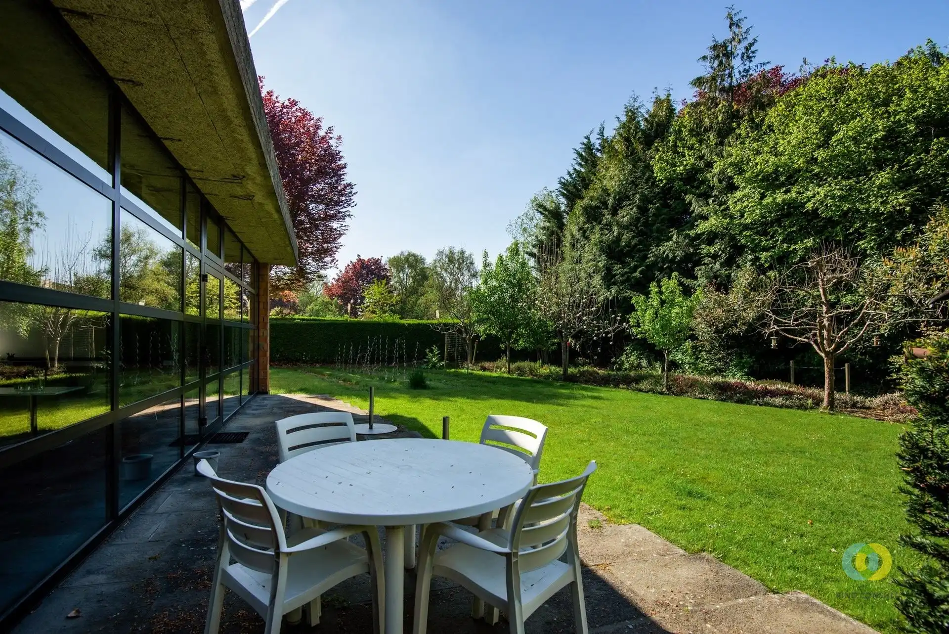 Gelijkvloers wonen in een unieke architectenwoning te Grimbergen foto 9