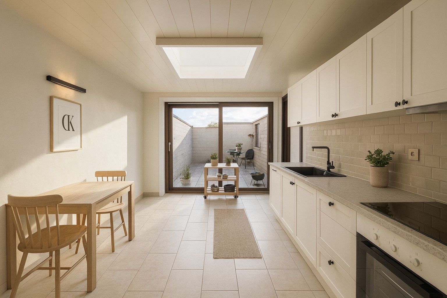 Halfopen bebouwing met twee slaapkamers te koop in Lembeke foto 5