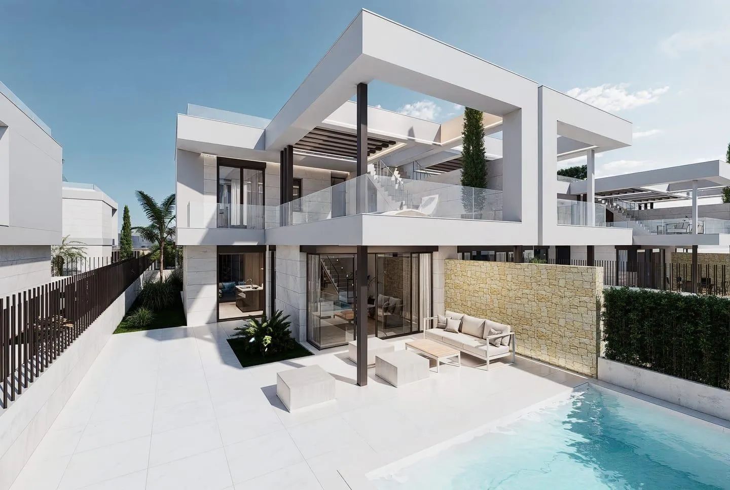Wakker worden tussen zee en golf: moderne villa’s op toplocatie aan de Costa Cálida foto {{pictureIndex}}