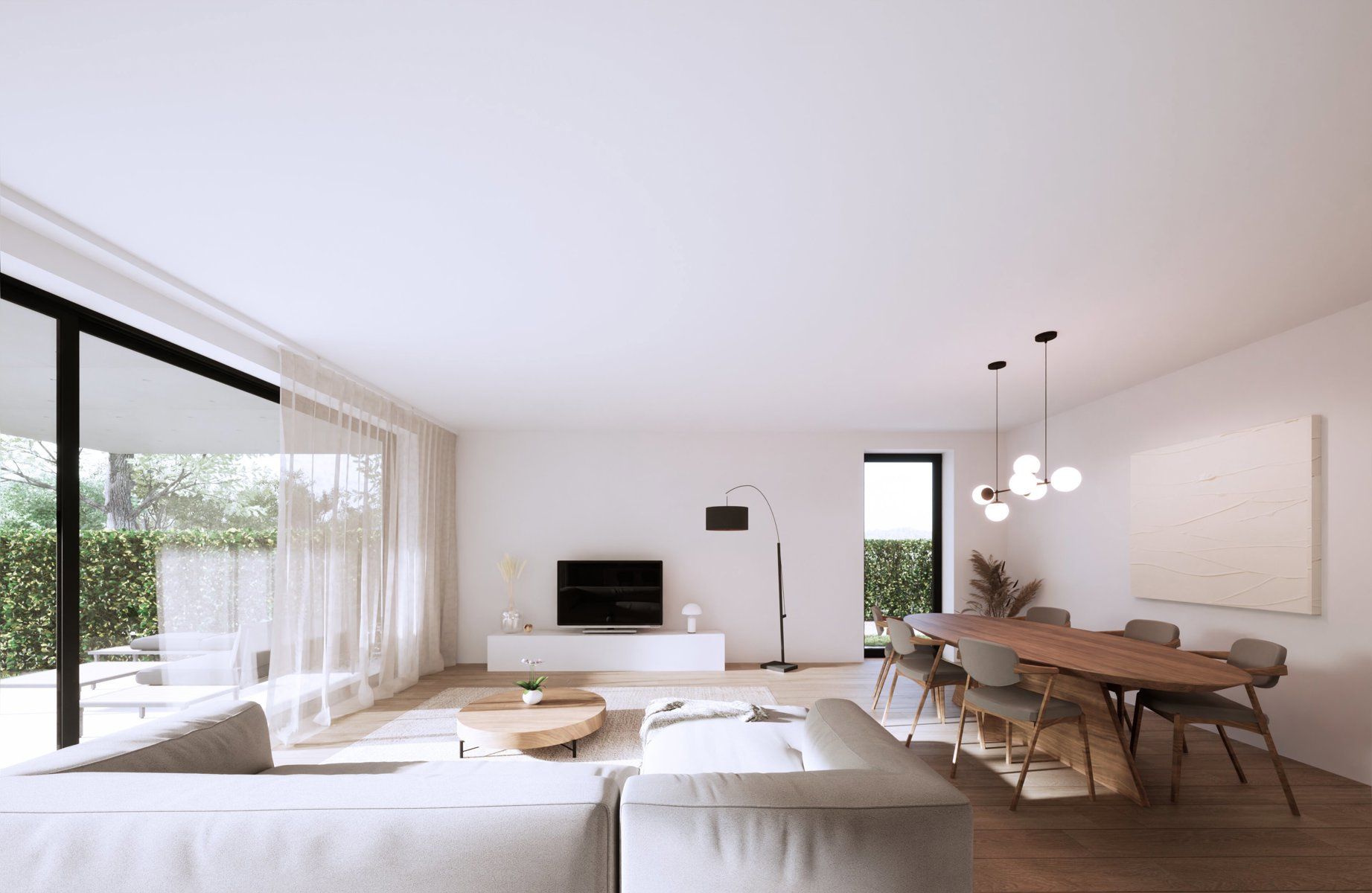 Prestigieus nieuwbouwappartement met ruime tuin en terras. foto 2