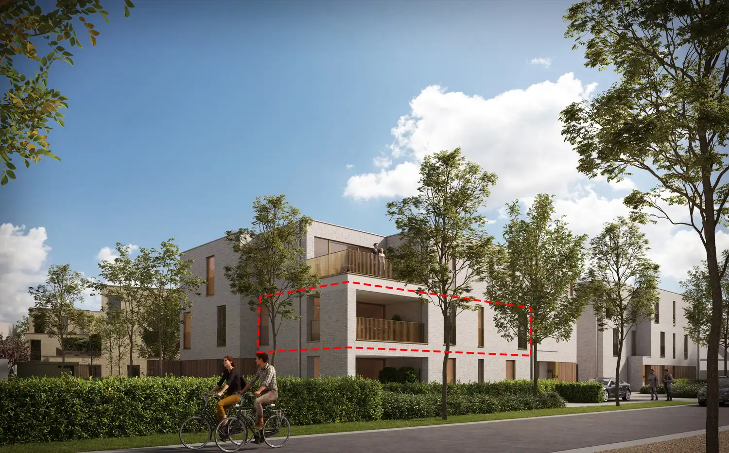 Nieuwbouw app met 2 slk (98m2) en ruim terras (15,8) foto 2