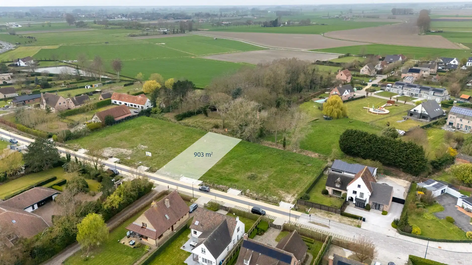 Mooi rechthoekig stuk bouwgrond te Middelburg (Maldegem)  foto 2